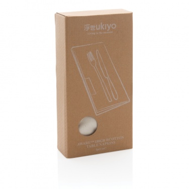 Logo trade firmakingid foto: Ukiyo Aware™ 180gr puuvillased salvrätikud 4tk komplekt